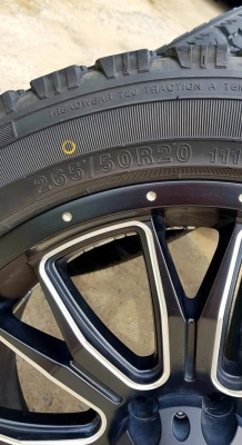 ขายล้อขอบ 20" พร้อมยาง AT 265/50/20