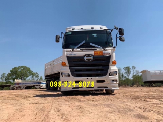 HINO VICTOR FM2P 380 แรง ปี 59 หัวเดิมบาง ยางเต็ม พร้อมหางเซมิดัมพ์สามมิตร ปี 49 ยาว 7.50 เมตร ทะเบี HINO VICTOR FM2P 380 แรง ปี 59 หัวเดิมบาง ยางเต็ม พร้อมหางเซมิดัมพ์สามมิตร ปี 49 ยาว 7.50 เมตร ทะเบี