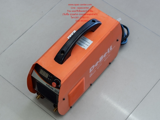 เครื่องเชื่อม DEBELL ระบบ Inverter รุ่น MMA 300 สภาพใหม่ มีสายเชื่อม 10 เมตร เครื่องเชื่อม DEBELL ระบบ Inverter รุ่น MMA 300 สภาพใหม่ มีสายเชื่อม 10 เมตร