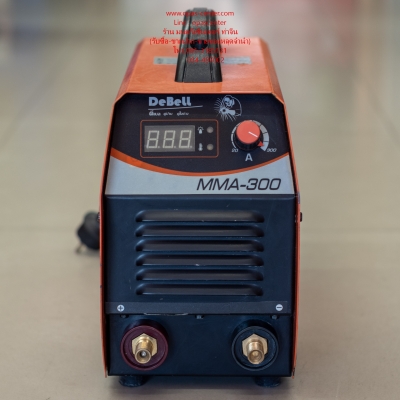 เครื่องเชื่อม DEBELL ระบบ Inverter รุ่น MMA 300 สภาพใหม่ มีสายเชื่อม 10 เมตร เครื่องเชื่อม DEBELL ระบบ Inverter รุ่น MMA 300 สภาพใหม่ มีสายเชื่อม 10 เมตร