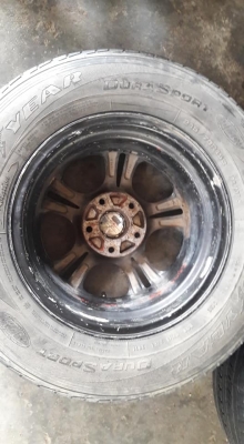 เลนโซ่.ขอบ15..5รู..ยางแถม/สภาพพอใช้