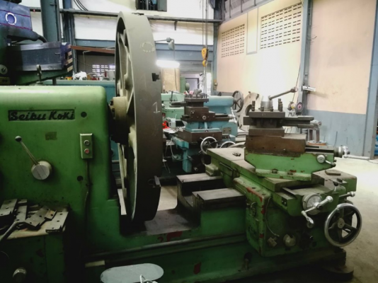 เครื่องกลึง SEIBU KOKI เก่านอก สวิง 2.5 เมตร รูเพลา 3 นิ้ว สินค้านำเข้า ไม่เคยใช้งานในไทย ชมเครื่องจักร โฟล์คลิฟท์ รอก นับ1,000รายการจากญี่ปุ่นwww.paholgroup.com