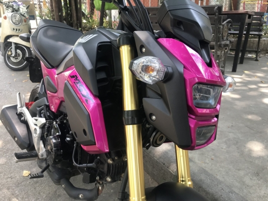 ขายHONDA MSX 125SF รถปี61 ไมล์4โล ราคา34,900 บาท อยู่ห้วยขวาง กทม.เล่มทะเบียน+ชุดโอนพร้อม สนใจโทร 08