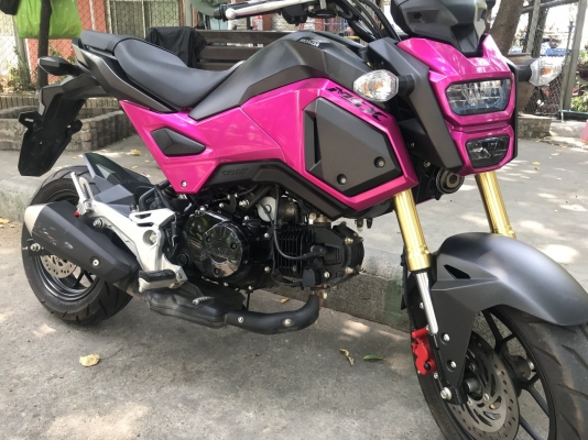 ขายHONDA MSX 125SF รถปี61 ไมล์4โล ราคา34,900 บาท อยู่ห้วยขวาง กทม.เล่มทะเบียน+ชุดโอนพร้อม สนใจโทร 08