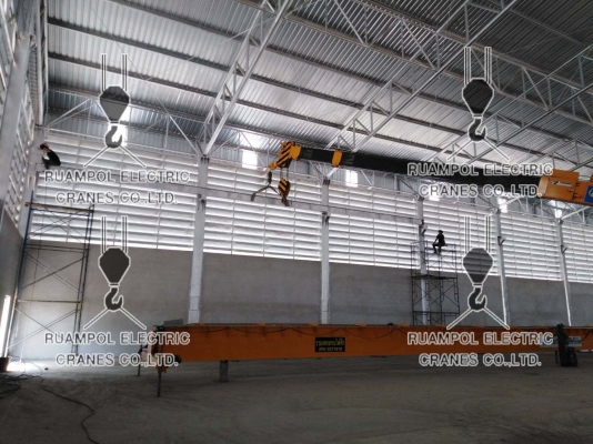 รับติดตั้ง เครนไฟฟ้าโรงงาน,รับติดตั้งเครนโรงงาน เครนสนาม เครนยกของ