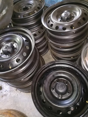 กระทะโตโยต้ารีโว้5รูขอบ16ถอดป้ายแดง