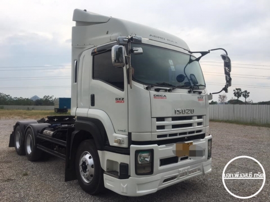 10 ล้อหัวลาก ยี่ห้อ ISUZU รุ่น GXZ 360 แรงม้า ปี 2555