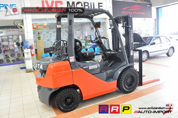 ขายรถโฟล์คลิฟท์มือสอง TOYOTA รุ่น 8FG25-31618 นำเข้าจากประเทศญี่ปุ่น 100\% ไม่เคยใช้งานในไทย ขายรถโฟล์คลิฟท์มือสอง TOYOTA รุ่น 8FG25-31618 นำเข้าจากประเทศญี่ปุ่น 100\% ไม่เคยใช้งานในไทย