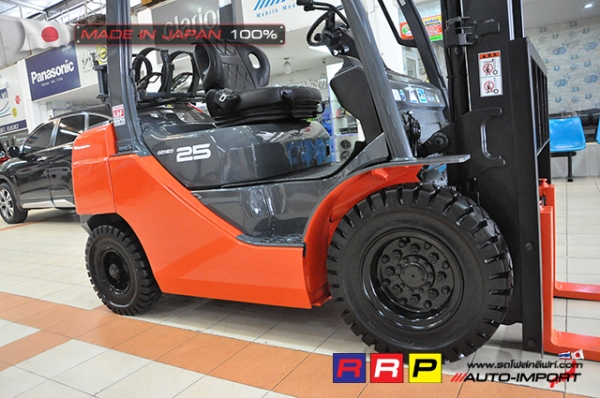 ขายรถโฟล์คลิฟท์มือสอง TOYOTA รุ่น 8FG25-31618 นำเข้าจากประเทศญี่ปุ่น 100\% ไม่เคยใช้งานในไทย ขายรถโฟล์คลิฟท์มือสอง TOYOTA รุ่น 8FG25-31618 นำเข้าจากประเทศญี่ปุ่น 100\% ไม่เคยใช้งานในไทย