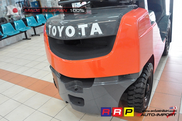ขายรถโฟล์คลิฟท์มือสอง TOYOTA รุ่น 8FG25-31618 นำเข้าจากประเทศญี่ปุ่น 100\% ไม่เคยใช้งานในไทย ขายรถโฟล์คลิฟท์มือสอง TOYOTA รุ่น 8FG25-31618 นำเข้าจากประเทศญี่ปุ่น 100\% ไม่เคยใช้งานในไทย