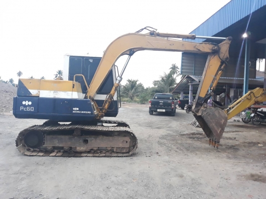 Komatsu PC60-5 เครี่องดี ปั้มดี เอวแน่น ช่วงล่างสวย โซ่หนา ตัวเดินเงียบ ใบแทร็ก 60cm เอกสารซื้อขาย