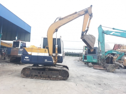 Komatsu PC60-5 เครี่องดี ปั้มดี เอวแน่น ช่วงล่างสวย โซ่หนา ตัวเดินเงียบ ใบแทร็ก 60cm เอกสารซื้อขาย