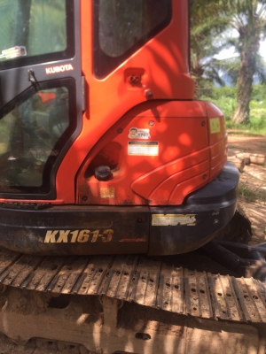 รถแบคโฮ KUBOTA KX161 - 3 ( รถทำงาน 7,xxx ชม ) สนใจติดต่อ 081 - 6079515