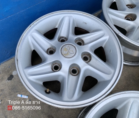 ล้อแม็ก 6รู139 Mitsu Strada ขอบ 14 แม็กเดิม ไม่ดุ้ง ไม่คด