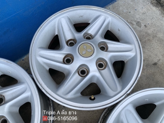 ล้อแม็ก 6รู139 Mitsu Strada ขอบ 14 แม็กเดิม ไม่ดุ้ง ไม่คด