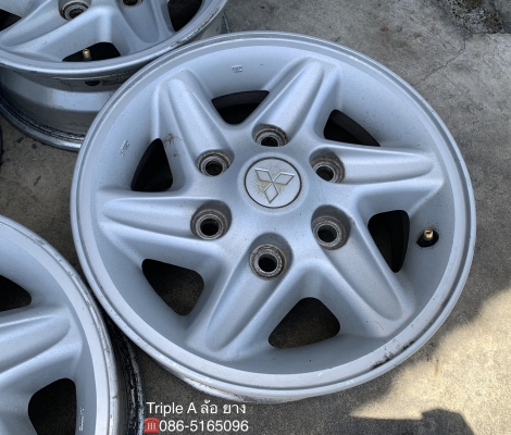 ล้อแม็ก 6รู139 Mitsu Strada ขอบ 14 แม็กเดิม ไม่ดุ้ง ไม่คด