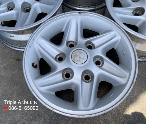 ล้อแม็ก 6รู139 Mitsu Strada ขอบ 14 แม็กเดิม ไม่ดุ้ง ไม่คด