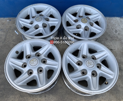 ล้อแม็ก 6รู139 Mitsu Strada ขอบ 14 แม็กเดิม ไม่ดุ้ง ไม่คด