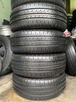 ล้อแม็กป้ายแดง Mitsu Xpender สีดำหน้าเงา ขอบ 16 พร้อมยางป้ายแดง 205-55-16 Bridgestone สวยกริ๊บๆ