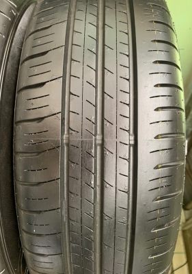 ล้อแม็กป้ายแดง Toyota Yaris Ativ ขอบ 15 สีเทาหน้าเงา พร้อมยางป้ายแดง 185-60-15 Dunlop แม็กสวยกริ๊บ ดอกยางมีตุ่ม