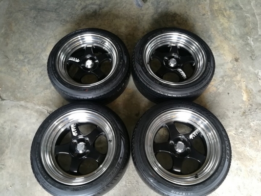 ขอบ15ยางดันลอป195/50/15ปี16