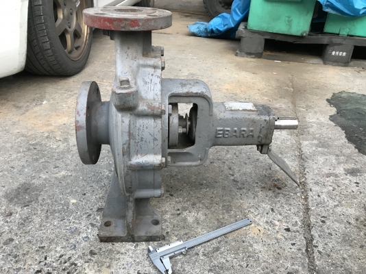 ขายหัวปั๊มน้ำหอยโข่ง Ebara 65x50FSJ ใบพัดทองเหลือง ขนาดเข้า 2.5นิ้ว ออก 2นิ้ว สภาพดีเดิมๆ หมุนนิ่ม พร้อมใช้งาน