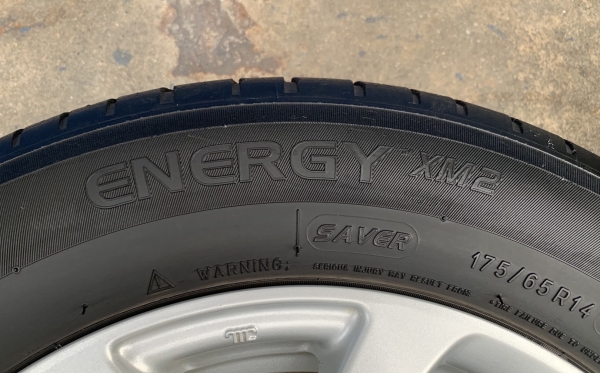 ล้อแม็ก Honda Brio Amaze ขอบ 14 พร้อมยาง 175-65-14 Michelin ปี 15