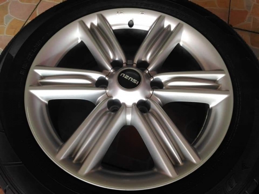 ล้อแม็ก Isuzu D-Max ขอบ 18*7,ET33,6h139 พร้อมยาง Dunlop Sportmaxx 225 60 18 ผลิตปี 2018 ขายถูกๆ ทั้งชุด 13900.- *** ใส่ฟรี รับเทิร์น รับบัตรเครดิตทุกธนาคาร ส่งได้ทั่วไทย ***