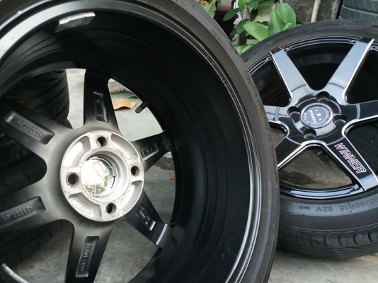ล้อ winner 15x7 ET30 ยาง deestone 195 50 15 ปี18 ลงพื้นนิดเดียว jazz city vios yaris swif ciaz mazda2 march almera ใส่ได้ ล้อ winner 15x7 ET30 ยาง deestone 195 50 15 ปี18 ลงพื้นนิดเดียว jazz city vios yaris swif ciaz mazda2 march almera ใส่ได้