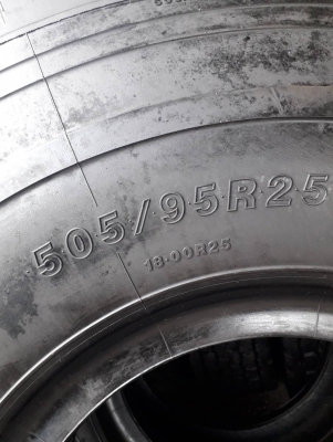 ยางเครนเข้าใหม่ 1800/R25 เหลือเพียง 2 เส้น ใส่ 50 ตัน