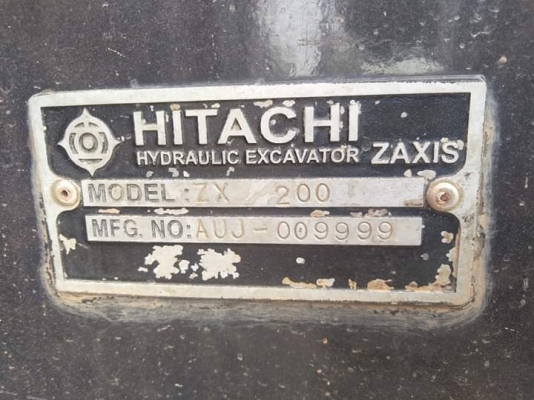 ขาย ฮิตาชิZX200-1 ทะเบียนโอน รถสวยเต็มทุกระบบ ขาย ฮิตาชิZX200-1 ทะเบียนโอน รถสวยเต็มทุกระบบ