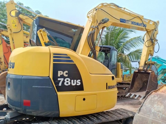 มาใหม่จ้า..KOMATSU PC78US-8 เก่านอกแท้  เดิมๆๆมีลายแย๊ก พร้อมผานดัน เครื่องปั๊มดี ใช้งานมา 3,xxxชั่วโมง พร้อมใช้ โทร 089-3818694 จ๊อย