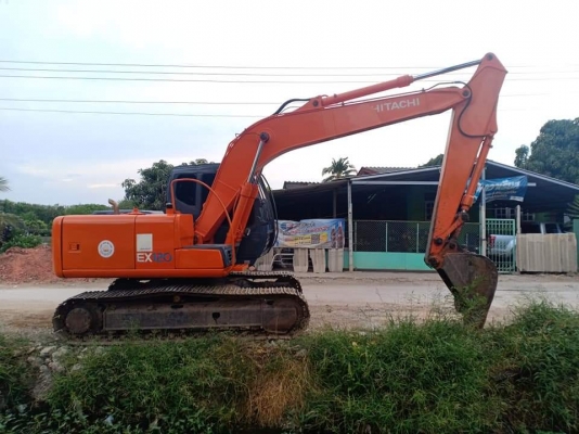 ขายจ้า..HITACHI EX120-5 เก่าใน สภาพสวย เครื่องปั๊มแห้ง  10,xxxชั่วโมง  พร้อมใช้  เอกสารอินซอย โทร 089-3818694 จ๊อย