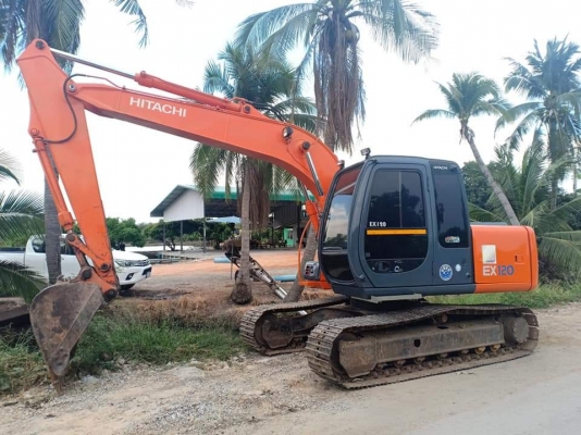 ขายจ้า..HITACHI EX120-5 เก่าใน สภาพสวย เครื่องปั๊มแห้ง  10,xxxชั่วโมง  พร้อมใช้  เอกสารอินซอย โทร 089-3818694 จ๊อย