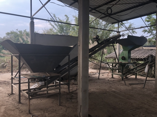 เครื่องผลิตปุ๋ย ประกอบด้วยสายพาน เครื่องตีปุ๋ย เครื่องผสม เครื่องอัดเม็ด( หัวอัดอย่างดีเฉพาะหัวอัดเป็นแสน ) ถังพักปุ๋ย #เน้นติดต่อช่วงบ่าย#