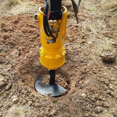 มอเตอร์ชุดสว่านขุดเจาะดิน