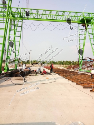 รับติดตั้ง เครนไฟฟ้าโรงงาน,รับติดตั้งเครนโรงงาน เครนสนาม เครนยกของ