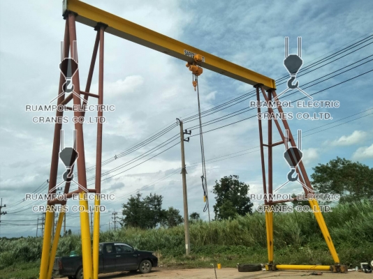 รับติดตั้ง เครนไฟฟ้าโรงงาน,รับติดตั้งเครนโรงงาน เครนสนาม เครนยกของ