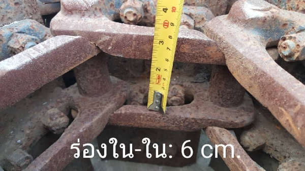 ขายโซ่เหล็ก/แทรคเหล็กก๊อบยาง สำหรับใส่รถขุดขนาด PC40 - PC55 จำนวน 38 ข้อ หน้าแทรคขนาด 40 ซม. กึ่งกลางสลัก-สลัก 13.5 ซม.สินค้าเดิมๆเก่านอก ยังไม่เคยใช้งานในเมืองไทย: ขายโซ่เหล็ก/แทรคเหล็กก๊อบยาง สำหรับใส่รถขุดขนาด PC40 - PC55 จำนวน 38 ข้อ หน้าแทรคขนาด 40 ซม. กึ่งกลางสลัก-สลัก 13.5 ซม.สินค้าเดิมๆเก่านอก ยังไม่เคยใช้งานในเมืองไทย: