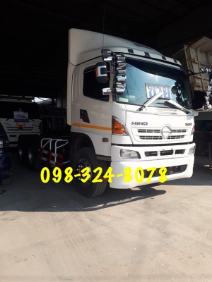 HINO 360 แรง ปี 57 มีสองหัว รถสวยเดิม ยางดี พร้อมใช้งาน เครดิตดีใช้เงินออกรถ 100,000 บาท