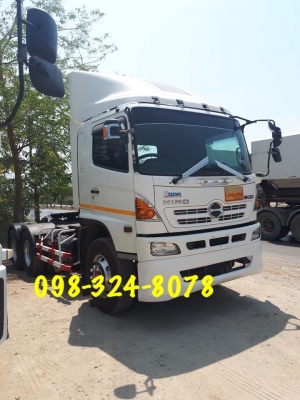 HINO 360 แรง ปี 57 มีสองหัว รถสวยเดิม ยางดี พร้อมใช้งาน เครดิตดีใช้เงินออกรถ 100,000 บาท