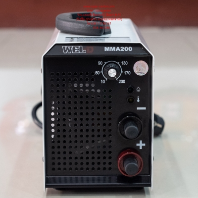 เครื่องเชื่อมอินเวอร์เตอร์ ยี่ห้อ WEL-D รุ่น MMA200 สภาพใหม่
