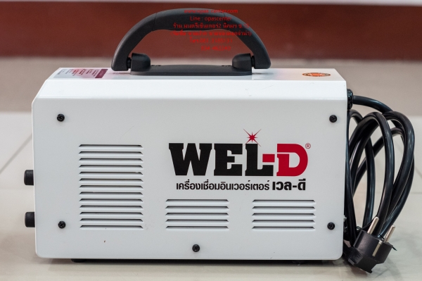 เครื่องเชื่อมอินเวอร์เตอร์ ยี่ห้อ WEL-D รุ่น MMA200 สภาพใหม่