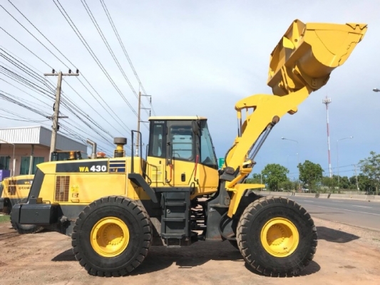 ขายรถตักล้อยาง KOMATSU WA430-5 นำเข้าเองจากญี่ปุ่น สภาพสวยพร้อมใช้ มีVDOการทำงานครับ