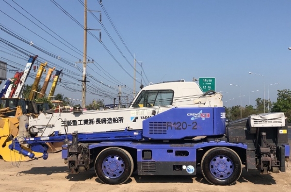 ขายรถเครน TADANO GR120N-2 (ขนาด 12 ตัน) ปี 2008 นำเข้าเองจากญี่ปุ่น สภาพสวยพร้อมใช้ มีVDOการทำงานครับ ขายรถเครน TADANO GR120N-2 (ขนาด 12 ตัน) ปี 2008 นำเข้าเองจากญี่ปุ่น สภาพสวยพร้อมใช้ มีVDOการทำงานครับ