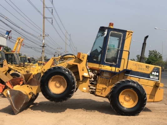 ขายรถตักล้อยาง KOMATSU WA100-1 นำเข้าเองจากญี่ปุ่น สภาพสวยพร้อมใช้ มีVDOการทำงานครับ
