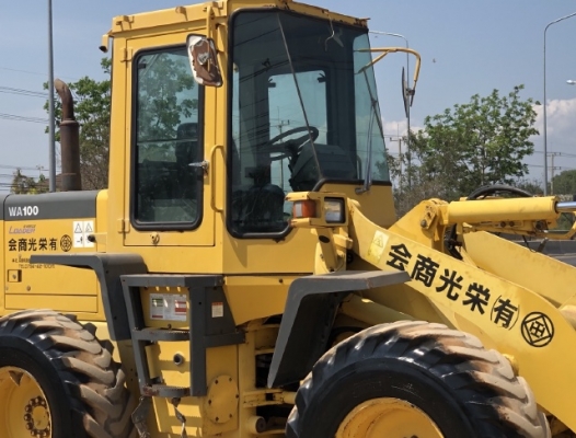 ขายรถตักล้อยาง KOMATSU WA100-3E นำเข้าเองจากญี่ปุ่น สภาพสวยพร้อมใช้ มีVDOการทำงานครับ
