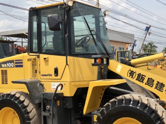 ขายรถตักล้อยาง KOMATSU WA100-5 (6,xxx ชั่วโมง) นำเข้าเองจากญี่ปุ่น สภาพสวยพร้อมใช้ มีVDOการทำงานครับ