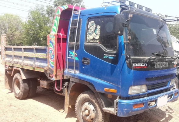 ISUZU DECA 195 HP 6HE1 หกล้อดั๊มพ์ เครื่องแน่นแรงดี ภายในสวยครบ แอร์เย็น เพาเวอร์ เบรคทริ๊ปฟี้ ช