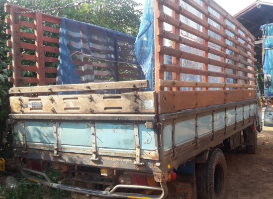 ขายด่วน ISUZU NKR 110 HP 4BE1 รถบ้านแท้พร้อมใช้งานได้เลย กระบะคอกไม้สวยๆความยาว 4.30 เมตร เครื่องแน่
